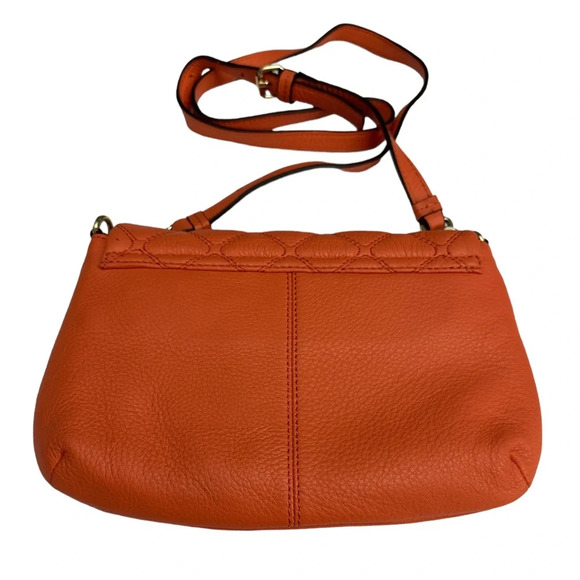 Calvin Klein Quilted Small Crossbody Bag Salmon Colored - Picture 2 of 8